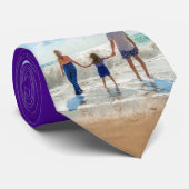 Ihr Foto für Ihre Familie bindet benutzerdefiniert Krawatte (Gerollt)