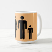 Ihr Foto für Ihre Familie Kaffeetasse (VorderseiteRechts)