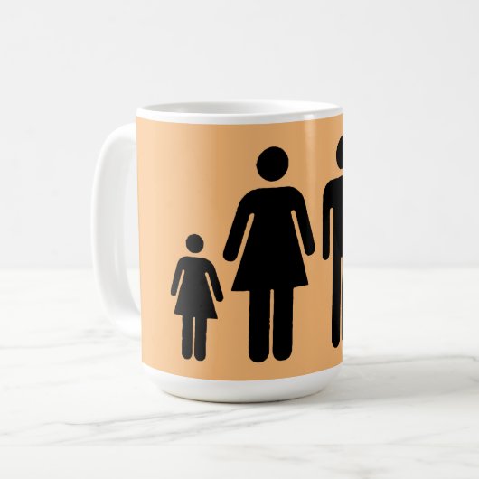 Ihr Foto für Ihre Familie Kaffeetasse (Vorderseite Links)