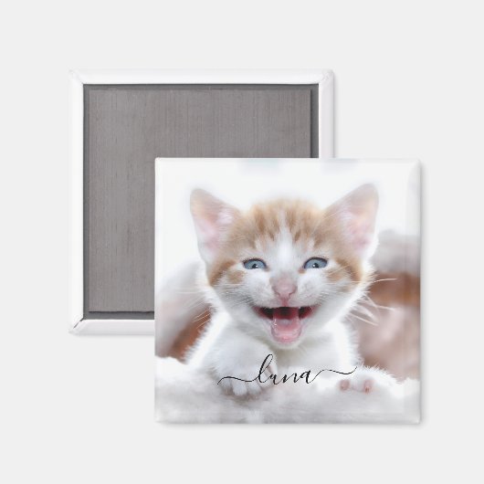 Ihr Foto für Katzen mit Swaps Magnet (Vorderseite/Rückseite)