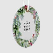 Ihr Foto für Logos oder Text glücklichsten Urlaub Ornament (Vorderseite)