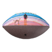 Ihr Foto Fußball mit benutzerdefiniertem Text Football (Gedreht 270)