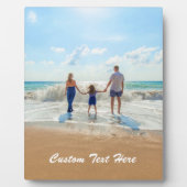 Ihr Foto-Geschenk mit benutzerdefiniertem Text Fotoplatte (Vorderseite)