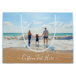 Ihr Foto-Geschenkbeutel mit benutzerdefiniertem Te Große Geschenktüte