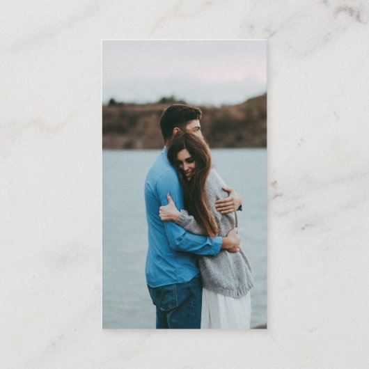 Ihr Foto Gold QR-Code Schwarze Hochzeit RSVP Begleitkarte (Rückseite)