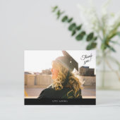 Ihr Foto Graduate Vielen Dank Postcard Postkarte (Stehend Vorderseite)