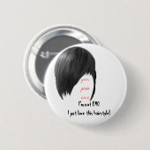 Ihr Foto hier, bin ich nicht EMO I gerade Liebe Button (Vorne & Hinten)