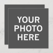 Ihr Foto hier Einladung (Vorne/Hinten)