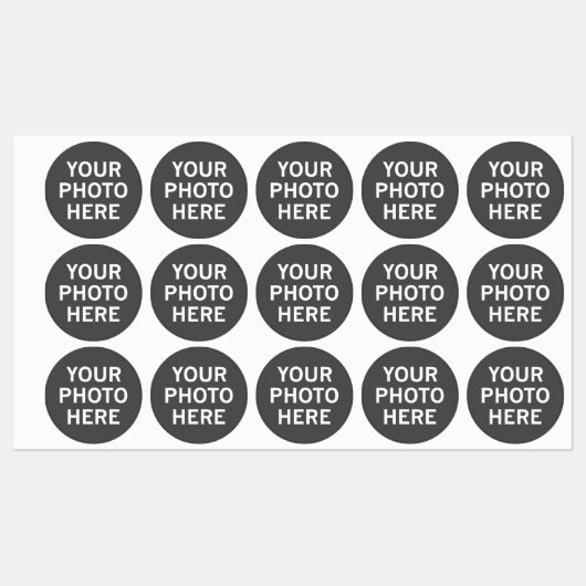 Ihr Foto hier Etiketten (Blatt)