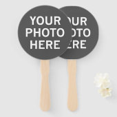 Ihr Foto hier Fächer (Vorne und Hinten)