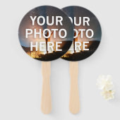 Ihr Foto hier Fächer (Vorne und Hinten)