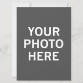 Ihr Foto hier Feiertagskarte (Vorderseite)