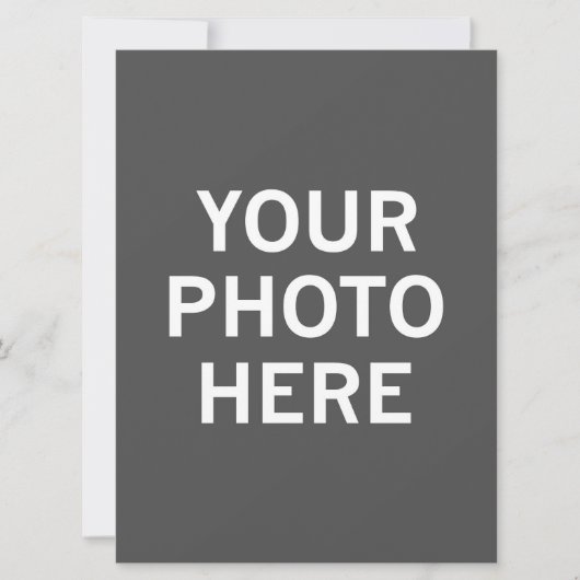 Ihr Foto hier Feiertagskarte (Vorderseite)