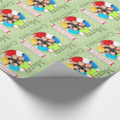 Ihr Foto hier Foto Wrapping Paper Geschenkpapier (Ecke)