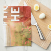 Ihr Foto hier Geschirrtuch (Viertel Falte)