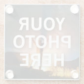 Ihr Foto hier Glasuntersetzer (Rückseite)