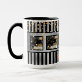 Ihr Foto hier Glitzer personalisierte Mug Tasse (Links)