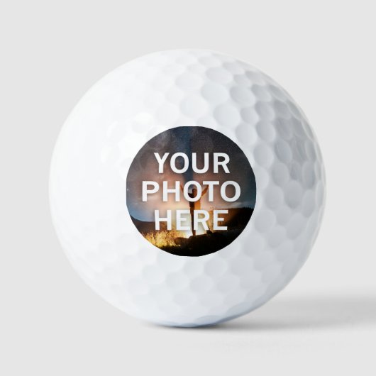 Ihr Foto hier Golfball (Vorderseite)
