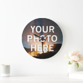 Ihr Foto hier Große Wanduhr (Zuhause)