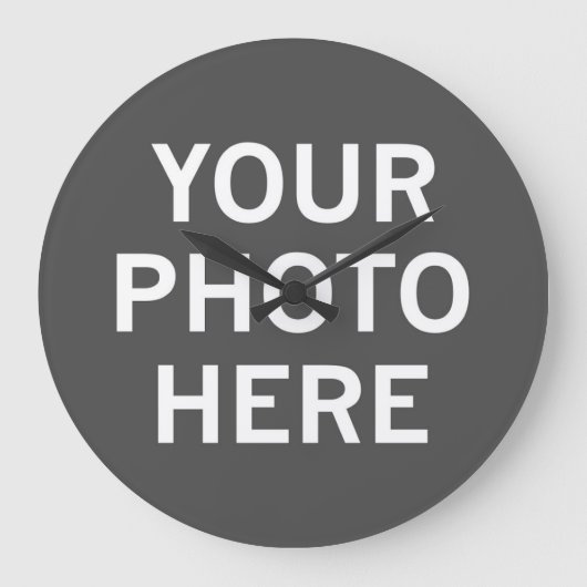 Ihr Foto hier Große Wanduhr (Vorderseite)