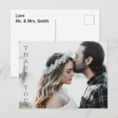 Ihr Foto hier - Hochzeitskarte Postkarte (Vorne/Hinten)