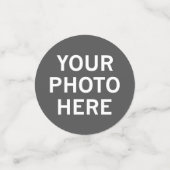 Ihr Foto hier Konfetti (Klein Vorderseite)