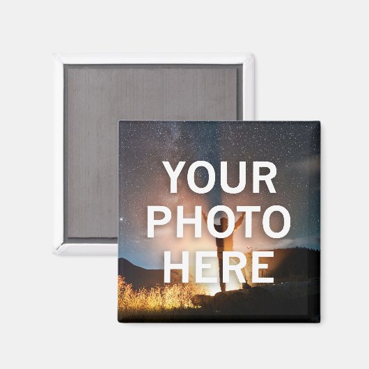 Ihr Foto hier Magnet (Vorderseite/Rückseite)