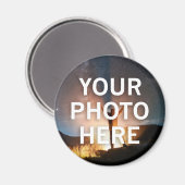 Ihr Foto hier Magnet (Vorderseite/Rückseite)