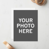 Ihr Foto hier Mitteilungskarte (Vorderseite/Rückseite Beispiel)