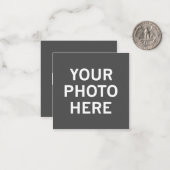 Ihr Foto hier Mitteilungskarte (Vorderseite/Rückseite Beispiel)