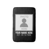 Ihr Foto hier Name und Alter Badematte (Vorderseite Vertikal)