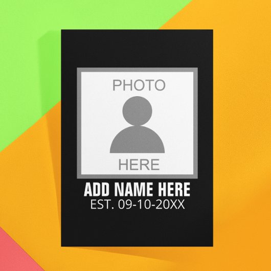 Ihr Foto hier Name und Alter Briefpapier