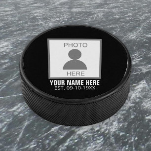 Ihr Foto hier Name und Alter Eishockey Puck
