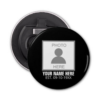 Ihr Foto hier Name und Alter Flaschenöffner