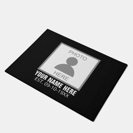 Ihr Foto hier Name und Alter Fußmatte (Schrägansicht)