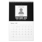 Ihr Foto hier Name und Alter Kalender (Feb 2027)