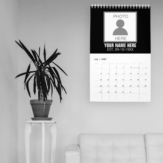 Ihr Foto hier Name und Alter Kalender