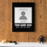 Ihr Foto hier Name und Alter Künstlicher Leinwanddruck<br><div class="desc">Ihr Foto hier Name und Alter könnte ein tolles Design für Sie sein und es kann ein großartiges Geschenk für jeden sein.</div>