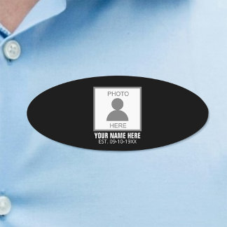 Ihr Foto hier Name und Alter Namenschild