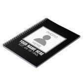 Ihr Foto hier Name und Alter Notizblock (Linke Seite)