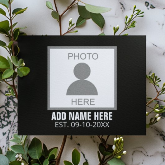 Ihr Foto hier Name und Alter Postkarte