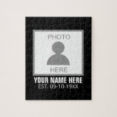 Ihr Foto hier Name und Alter Puzzle (Vertikal)