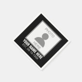 Ihr Foto hier Name und Alter Serviette (Ecke)