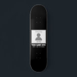 Ihr Foto hier Name und Alter Skateboard<br><div class="desc">Ihr Foto hier Name und Alter könnte ein tolles Design für Sie sein und es kann ein großartiges Geschenk für jeden sein.</div>