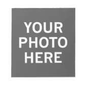 Ihr Foto hier Notizblock (Vorderseite)