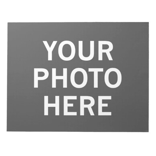 Ihr Foto hier Notizblock (Vorderseite)