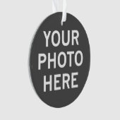 Ihr Foto hier Ornament (Vorderseite)