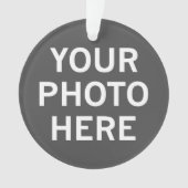 Ihr Foto hier Ornament (Vorderseite)