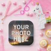 Ihr Foto hier Pappteller (Party)