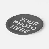 Ihr Foto hier Pappteller (Schrägansicht)